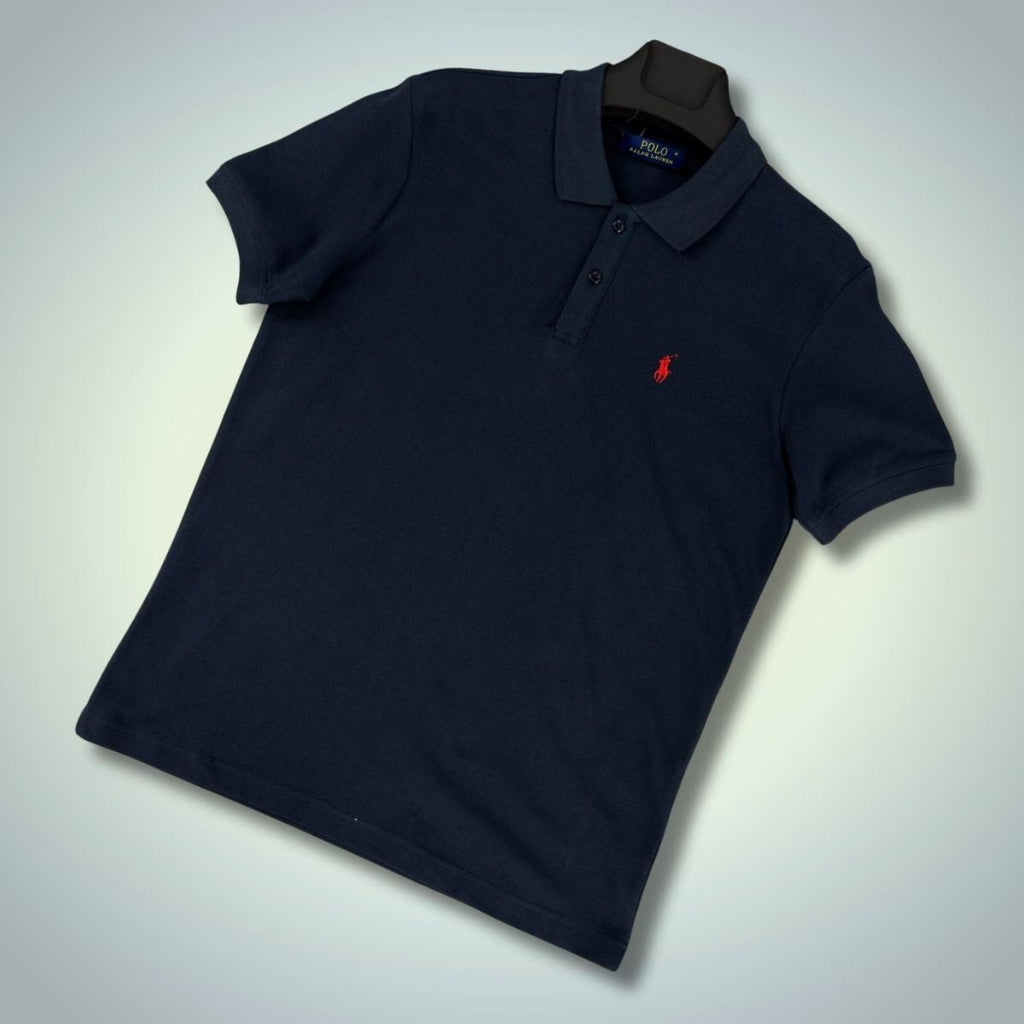 Moška polo majica Ralph Lauren, temno modra. Premijska kakovost