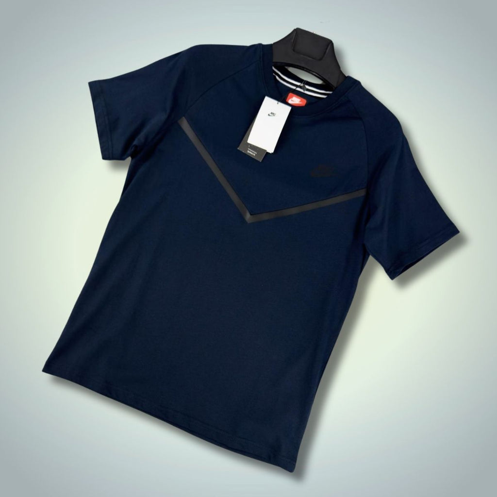 Nike Tech Fleece moška majica, temno modra. Model 2024. Vrhunska kakovost