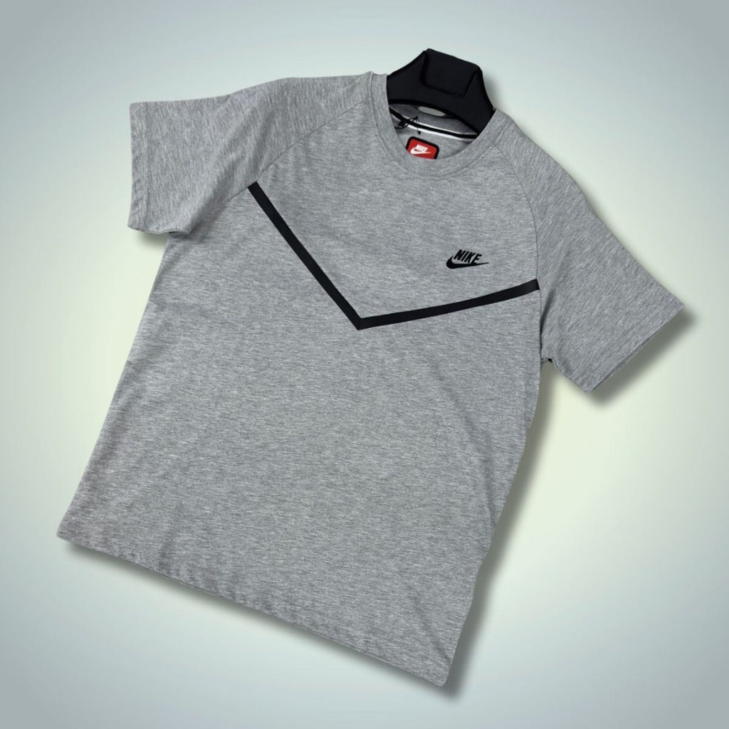 Nike Tech Fleece moška majica, klasične sive barve. Model 2024. Vrhunska kakovost