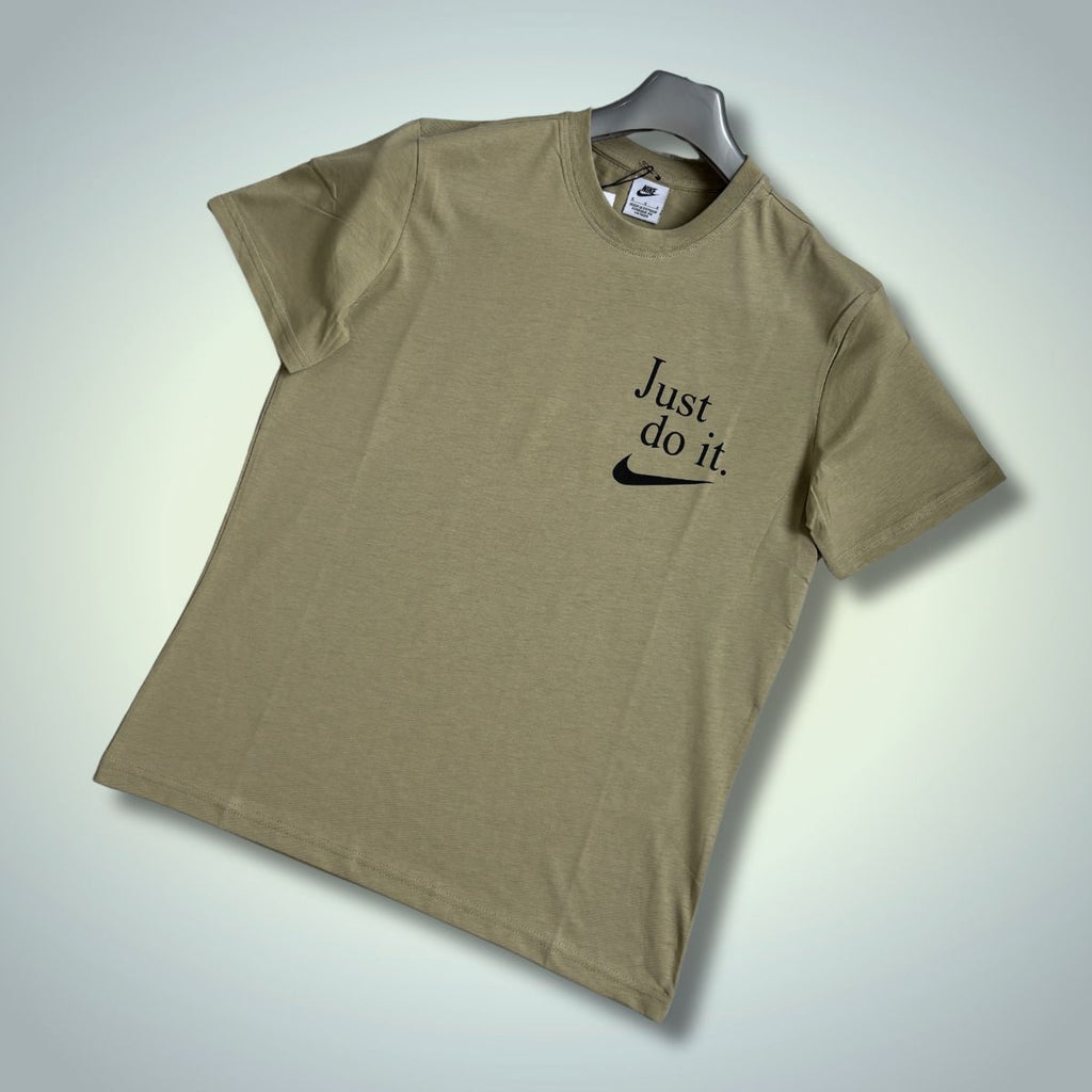 Nike moška majica, Just Do It, olivna barva. Vrhunska kakovost