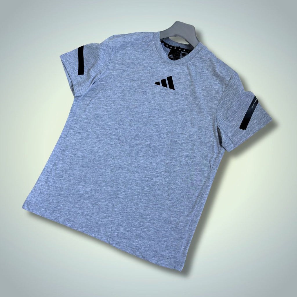 Moška majica Adidas, klasično siva, Model 2025. Vrhunska kakovost