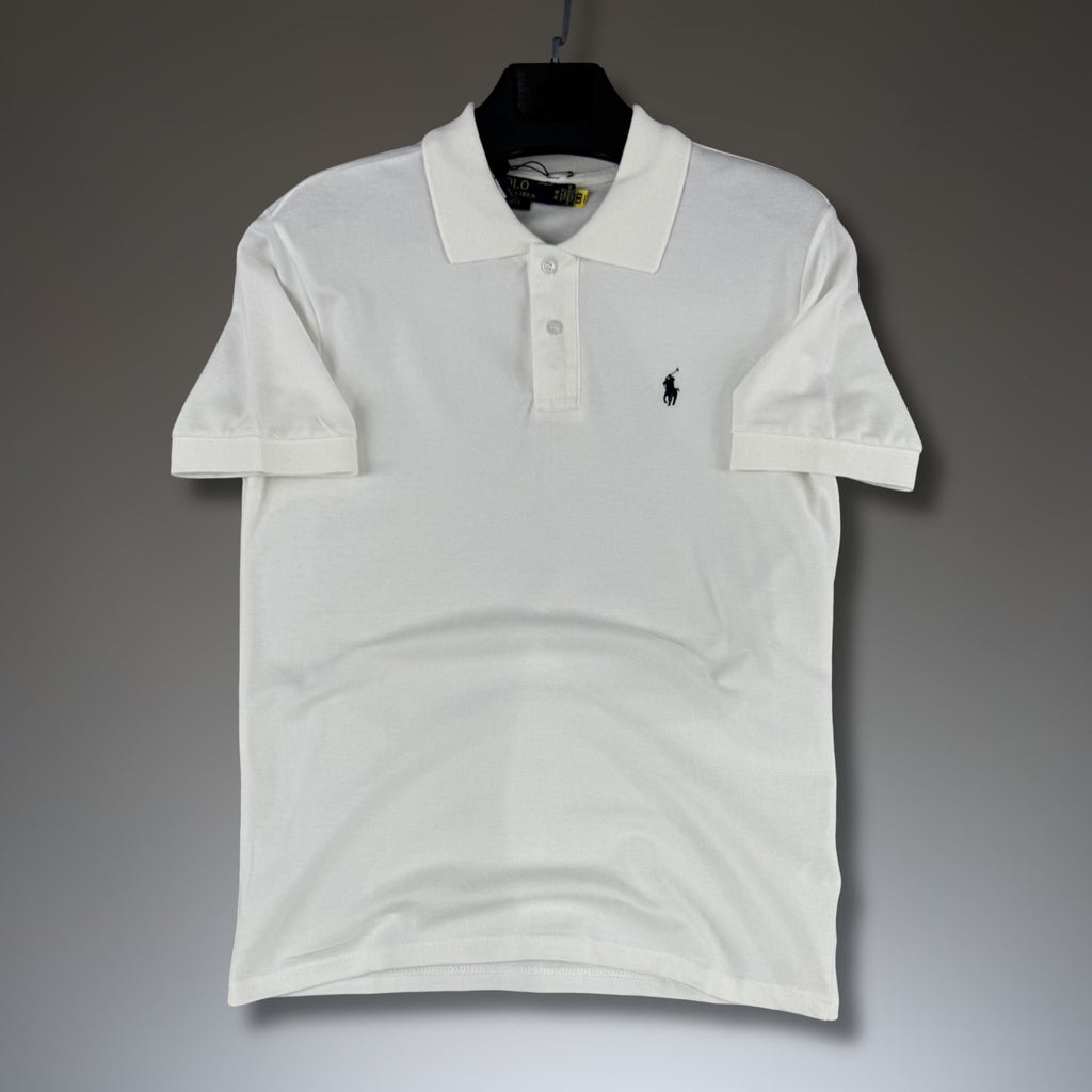Moška umazano bela polo majica Ralph Lauren. Premium kakovost