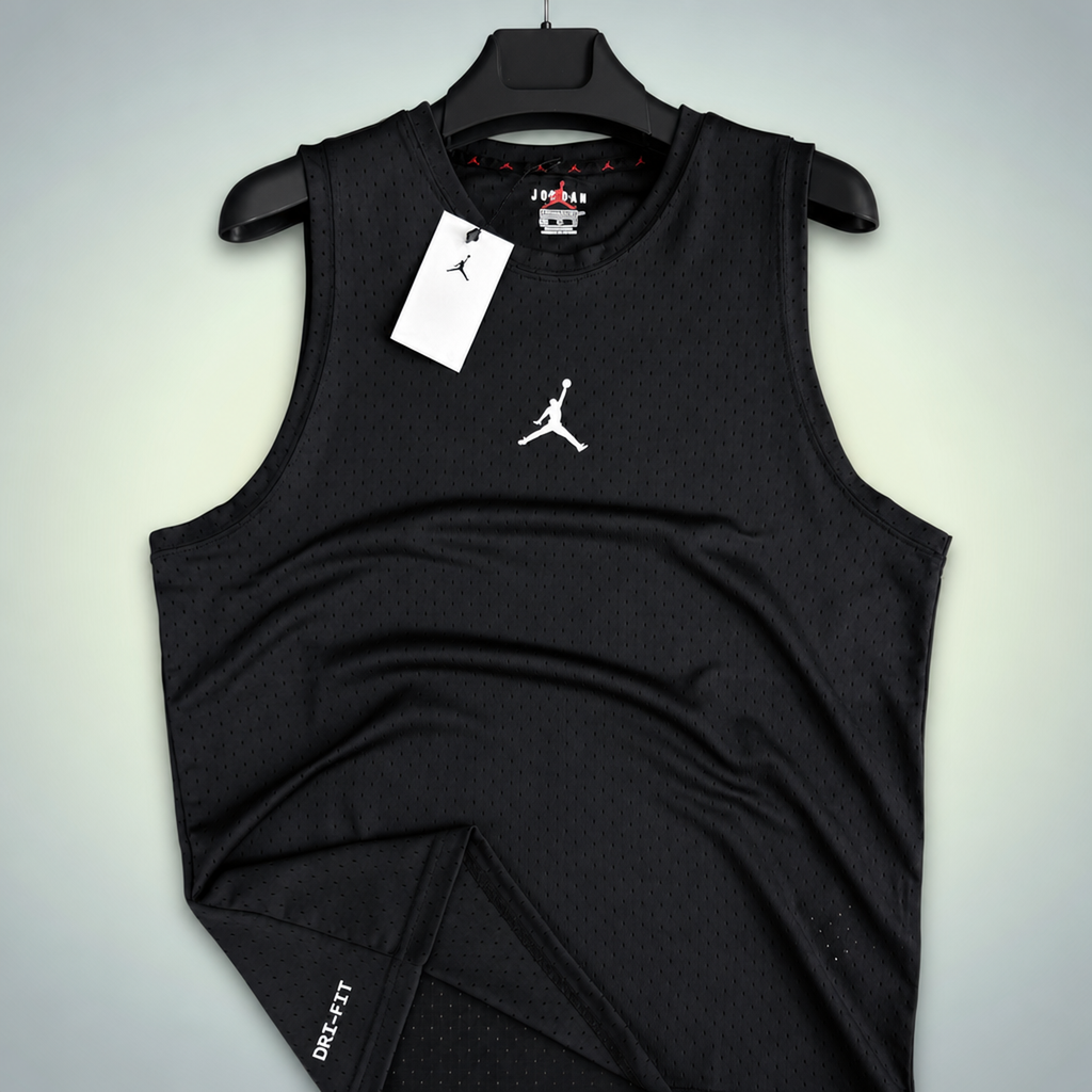 Air Jordan moška majica brez rokavov, črna. Vrhunska kakovost