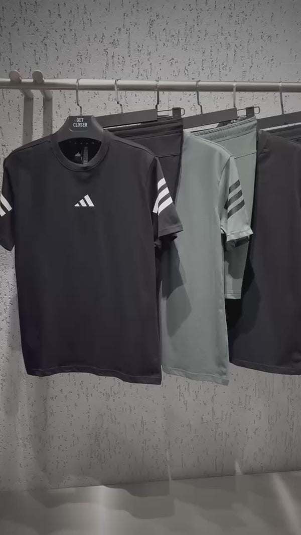 Adidas moški komplet s kratkimi hlačami, črn. Model 2025. Vrhunska kakovost
