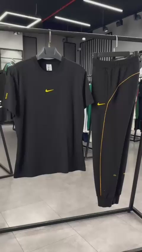 Nike Nocta moški poletni komplet, klasična siva. Vrhunska kakovost