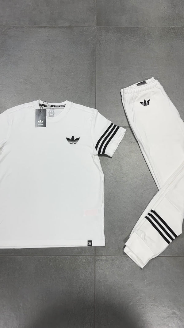 Adidas moški poletni set, bel. Vrhunska kakovost